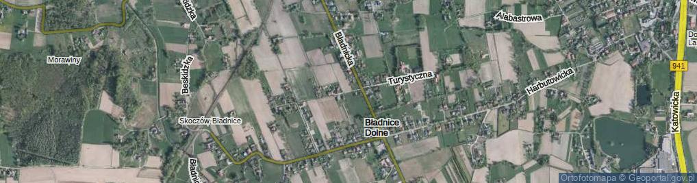 Zdjęcie satelitarne Piwonii ul.